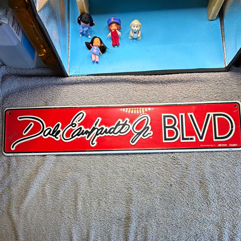 Dale Earnhardt Jr. BLVD NASCAR Collectible Street Sign Action Sports Image 2001